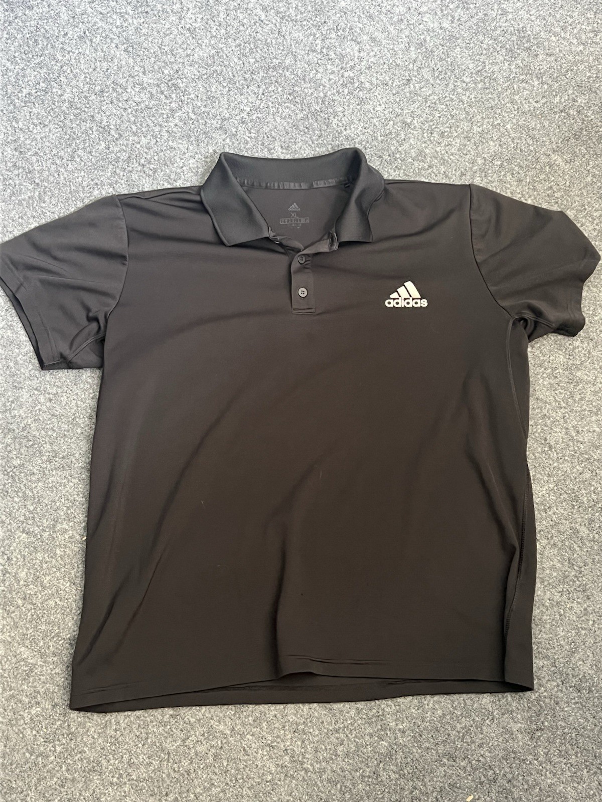 Adidas Men’s Black Climalite Polo Shirt, XL gallery