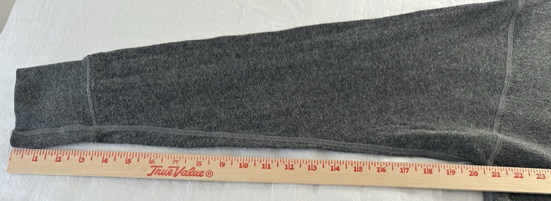Men's LL BEAN Grey cotton/wool/nylon Lined Henley Shirt Size L gallery