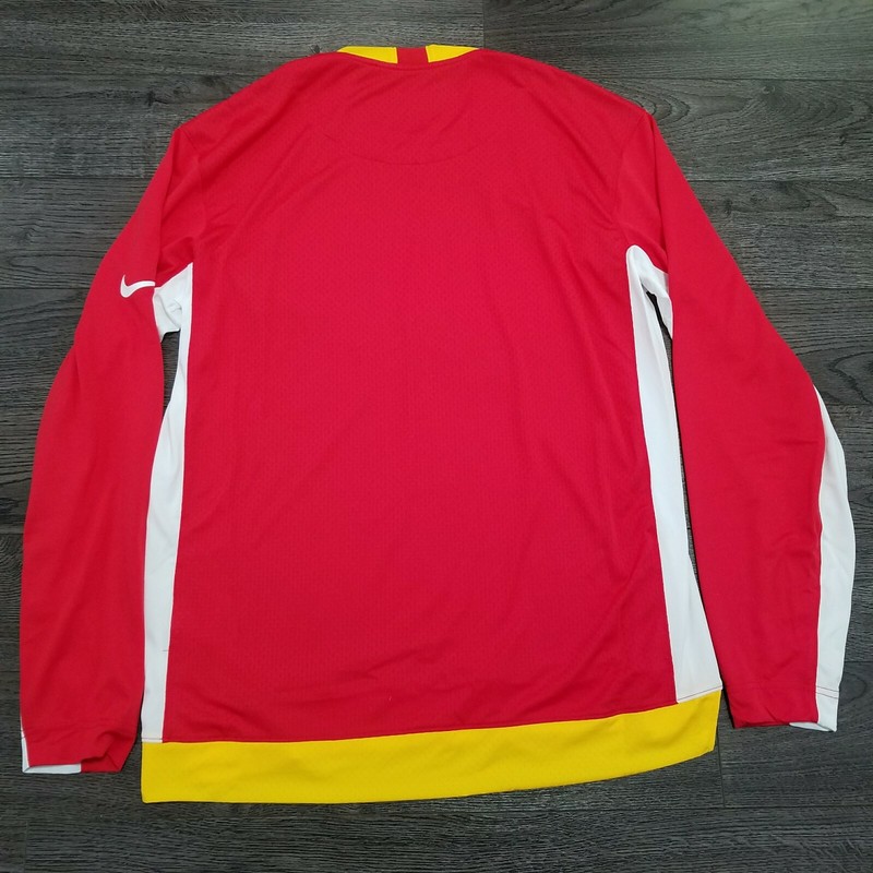 Nike Nba Houston Rockets Hardwood Classic Warm Up Shooting Shirt Mens SMALL gallery
