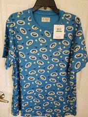 Munsingwear Penguin Pickleball Print Men’s Shirt Large NWT