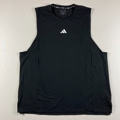 Adidas D4T Workout Tank Top Mens XXL Black Aeroready Training Slim Sleeveless