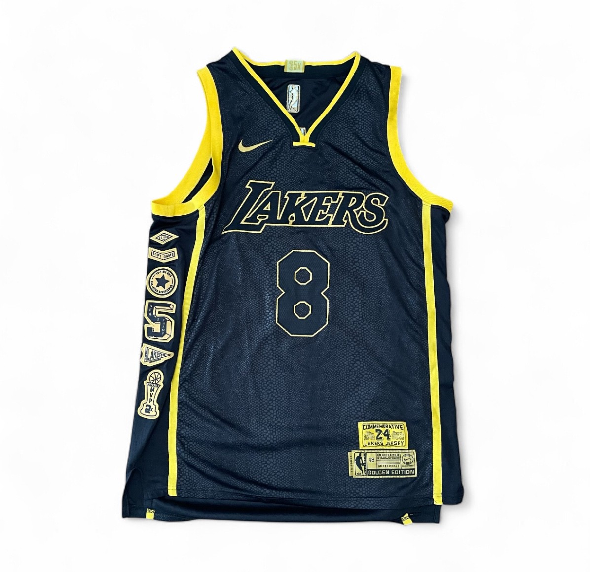 Nike Kobe Bryant Commemorative SnakeSkin Jersey Golden Edition Collectable Sz 48 gallery