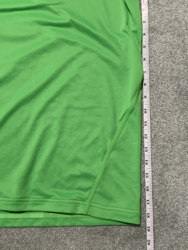 2000s🌟adidas Climacool Response Men's XL Green/White V-Neck 90s Tee gallery