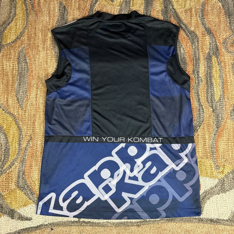 Kappa Kombat Sleeveless Jersey Style Shirt Size L Mens Preowned gallery
