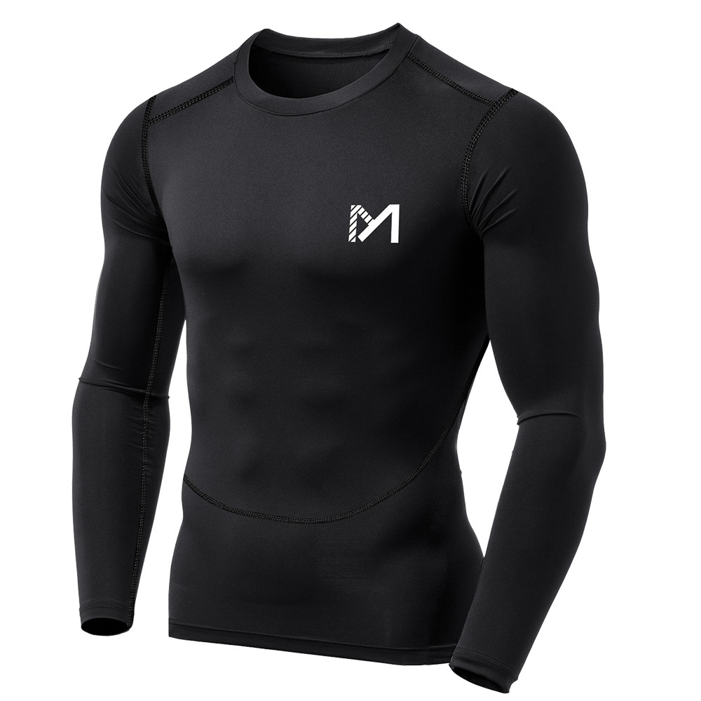 1/2er men's compression shirt functional shirt running shirt long sleeve sports shirt top gallery