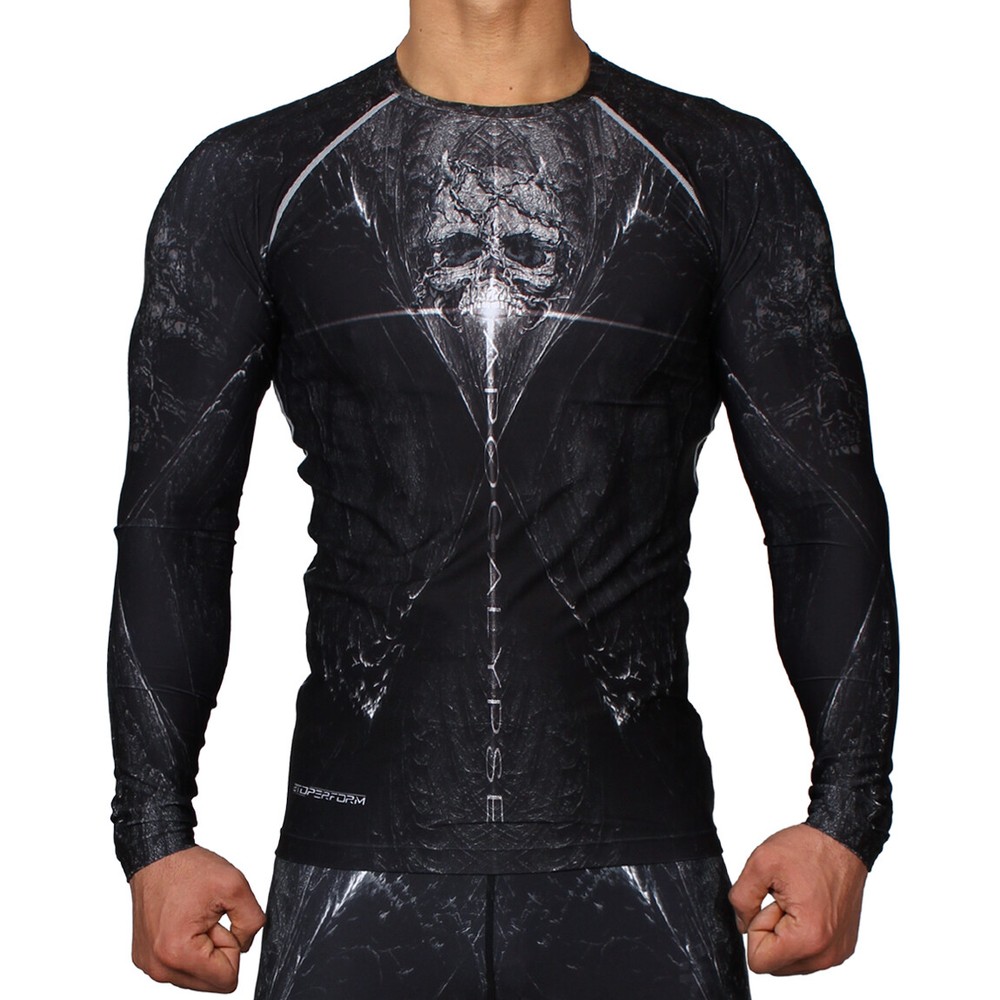 [FX-184] APOCALYPSE Skin Tight Compression Base layer Rash guard Jiujitsu MMA