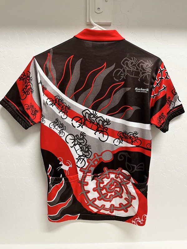 Kucharik Cycling Matching Set Jersey & Padded Shorts Mens Small Bike Zip Shirt gallery