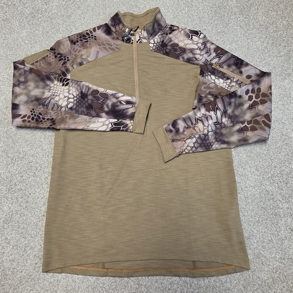 511 Tactical Rapid 1/2 Zip Pullover Mens Kryptek Highlander Camo Shirt Medium