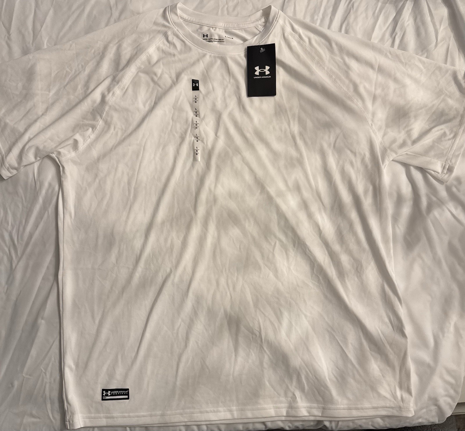 Under Armour Men's Tactical Tech White T-Shirt Large gallery