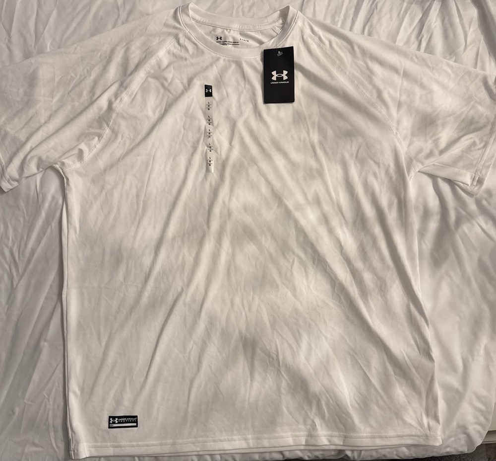 Under Armour Men's Tactical Tech White T-Shirt Large