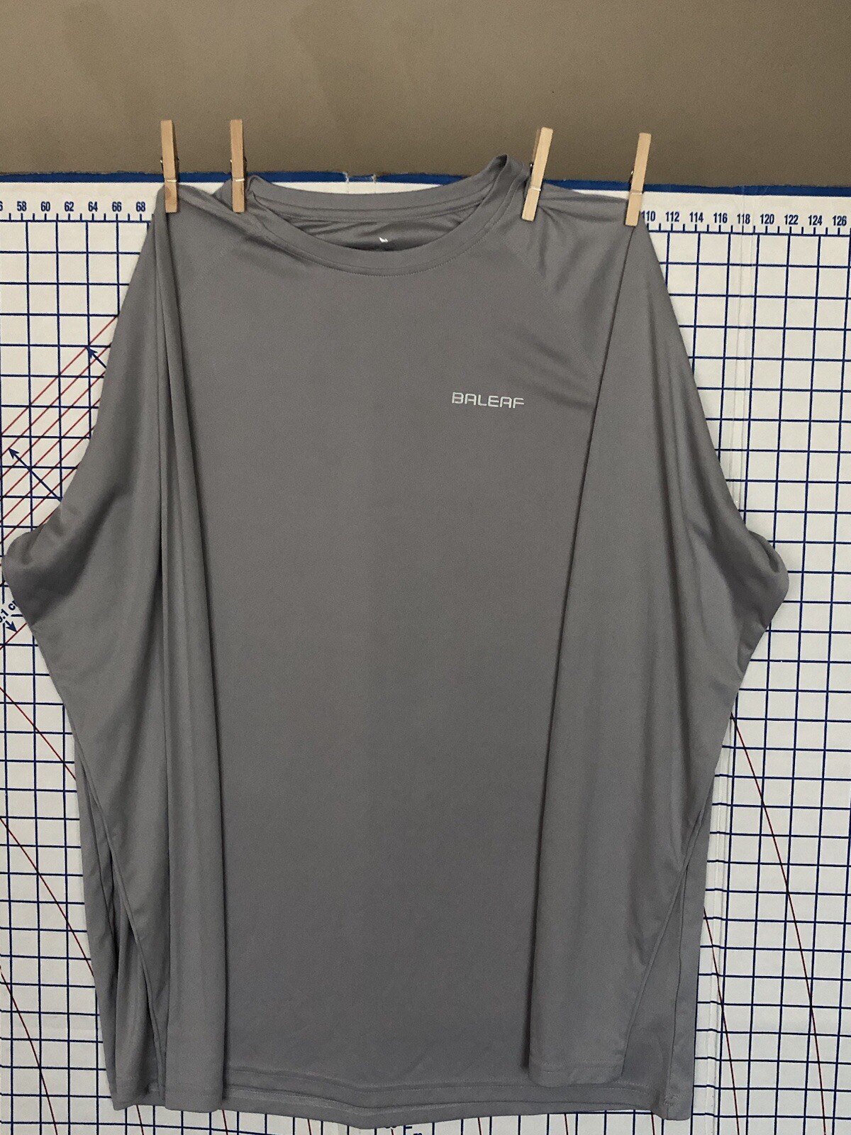 BALEAF Performance Shirt Mens 2XL Gray Long Sleeve Polyester UPF 50 + UV Block gallery