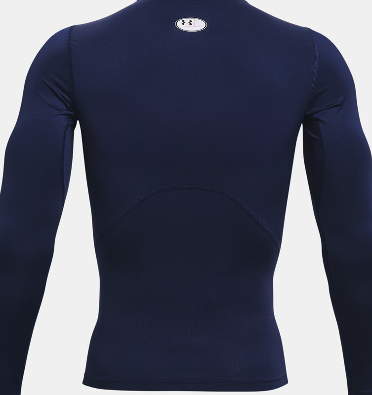 Under Armour HeatGear Compression Long Sleeve Shirt Men's XL Navy 1361524 NWT gallery