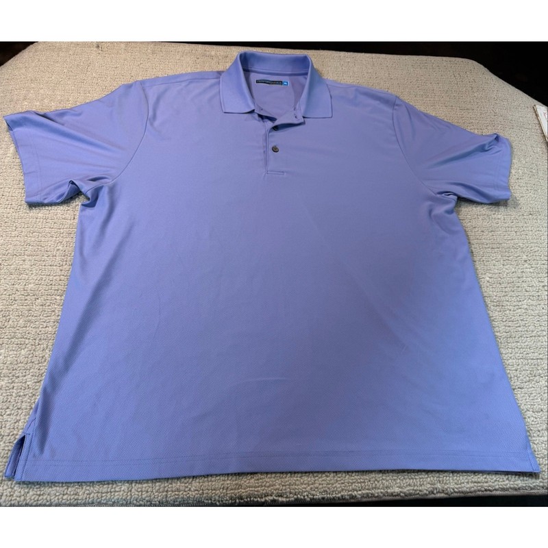 Roundtree and Yorke Performance Polo Men’s XL Blue Athletic Golf Short Sleeve gallery