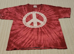 Rockwell Collins Men’s Tye Dye Burgundy T Shirt M Recreation Center Cedar Rapids