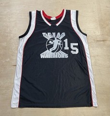 Teamwork Athletic Apparel Sleeveless Jersey Texas Warriors Size XXL Made In USA