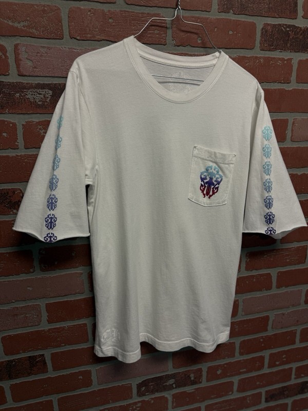 Medium Chrome Hearts Exclusive Cut Sleeve Tee Shirt RARE Quick Ship 🔥 gallery