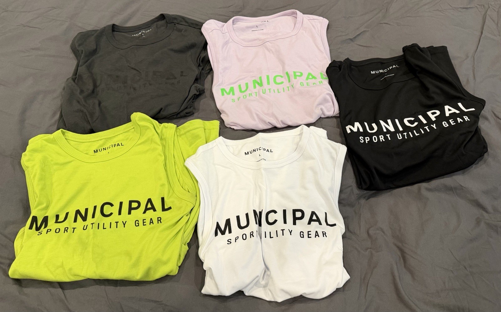 Municipal 4am Tank - 5 Pack - Multicolor - Large gallery