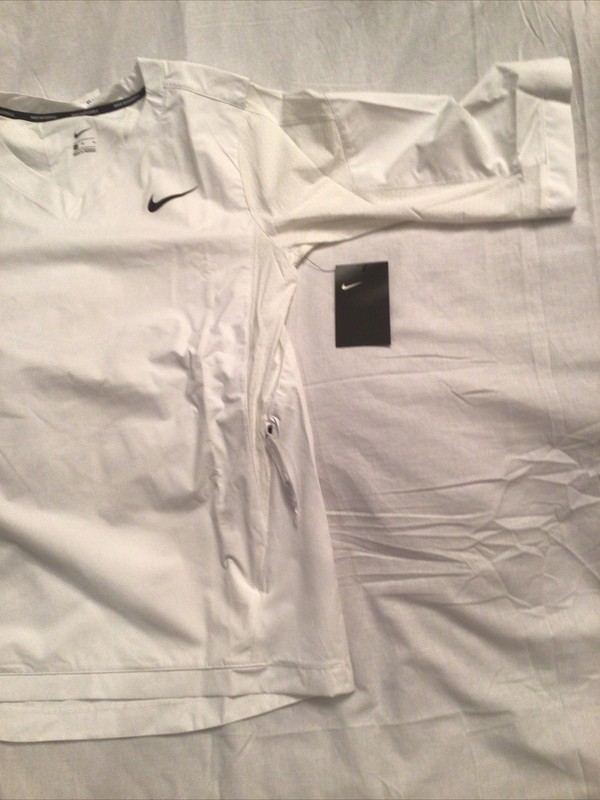Nike Baseball 3/4 Hot Jacket - MEDIUM - 897383-100 BP Pullover 3/4 Sleeve Top gallery