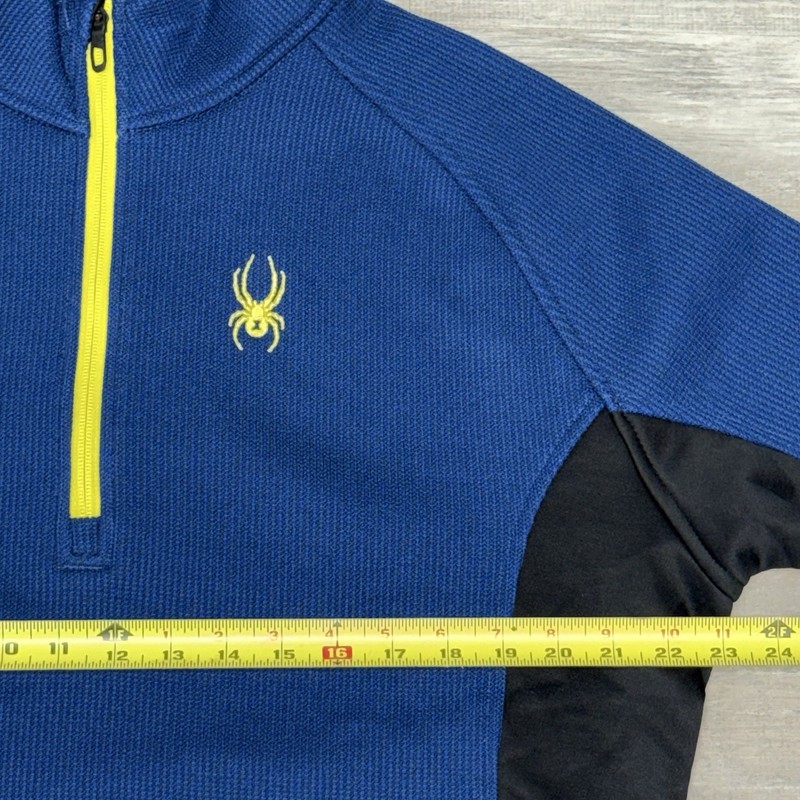 Spyder Outbound 1/2 Zip Jacket Men XL Blue Fleece Knit Active Outdoor Sweatshirt gallery