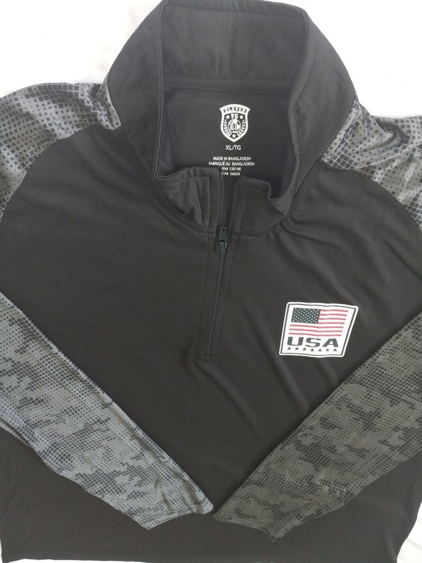 Eleven Men's Long-sleeved Active Tactical Sweat Shirt XL Coumoflage Black Gray gallery