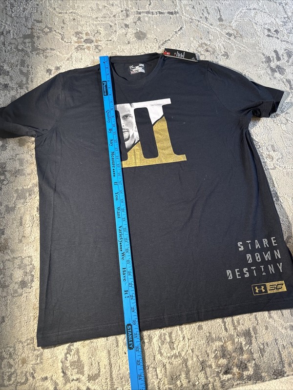 NWT Under Armour Steph Curry II SC30 Stare Down Destiny Shirt Sz Large gallery