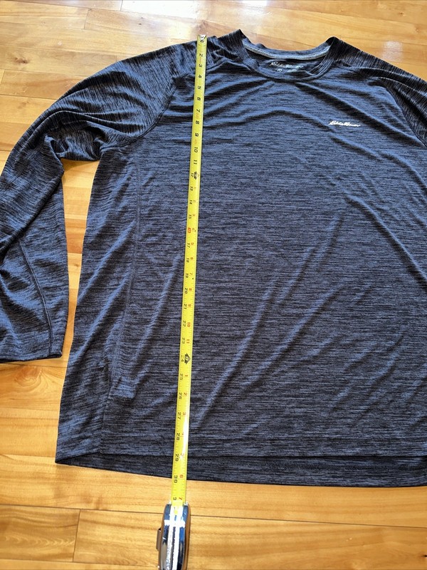 Eddie Bauer FreeDry Shirt Mens 2XL Gray Performance Long Sleeve Hiking Outdoor gallery