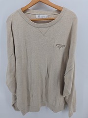 Haley Sweater Mens Beige Southern Trace Golf Club Round Neck Long Sleeve Size XL