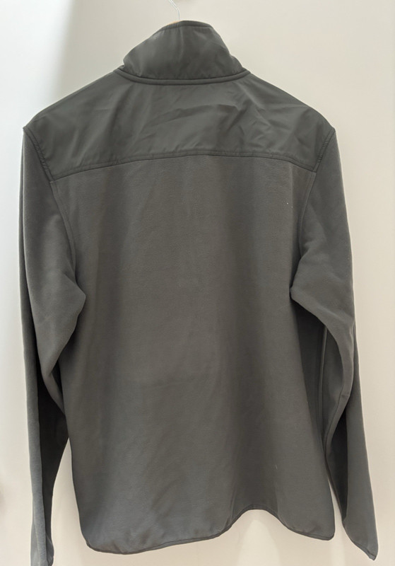 NWT Jockey Gray Men's 1/2 Zip Mock Neck Pullover Size M Pocket, Water Repellent gallery