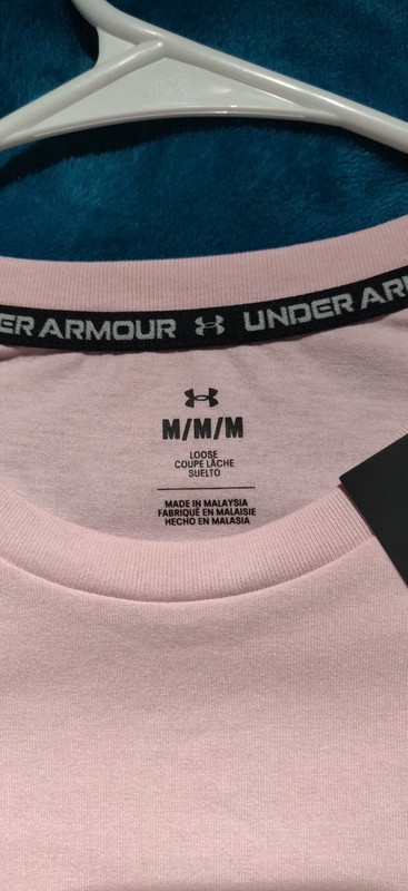 Under Armour Men’s Icon Embroidered Logo Tee Size Medium Loose Fit Prime Pink gallery