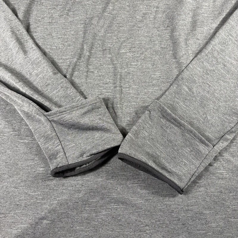 Nike Dri-FIT Running Pullover Mens Large Gray 1/4 Zip Reflective 928557-011 gallery