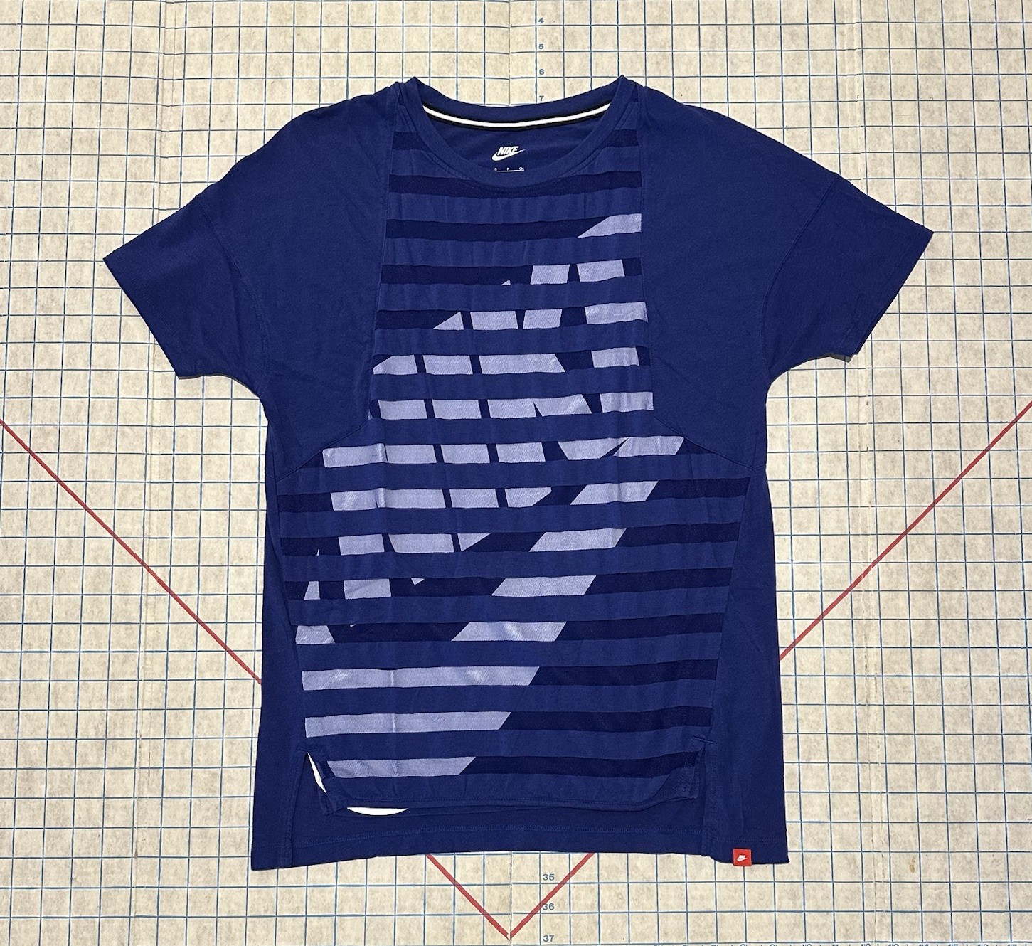 Nike Running Shirt Men Small Blue Dri Fit Techknit Ultra Short Sleeve Tech gallery