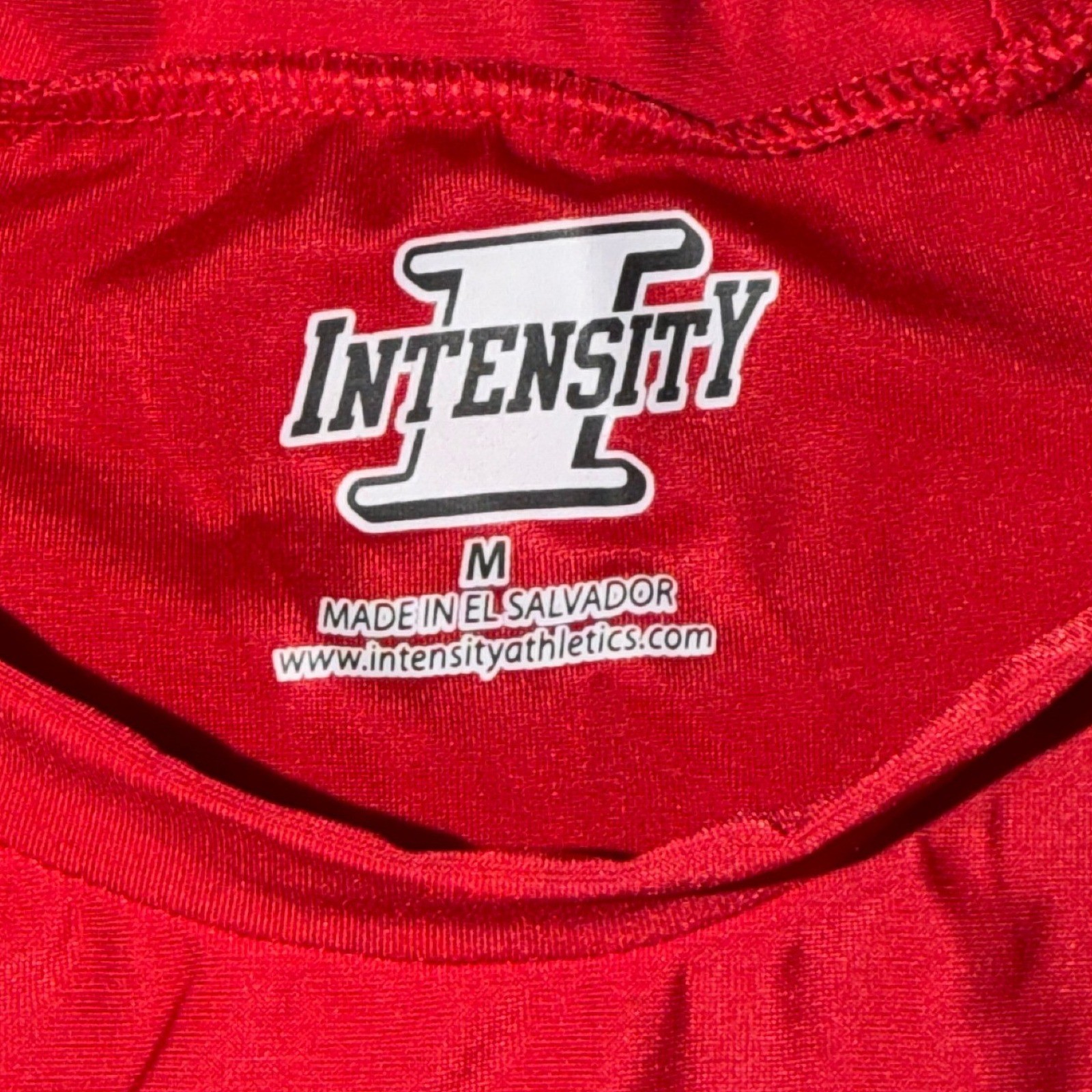 Intensity Athletics Mens Compression Tank Top Red Mock Neck Muscle Shirt Size M gallery