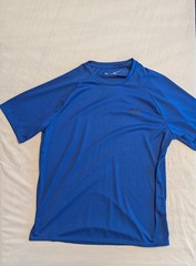 Under Armour Tech Tee Men’s M Blue Relaxed Fit Polyester Lightweight Logo