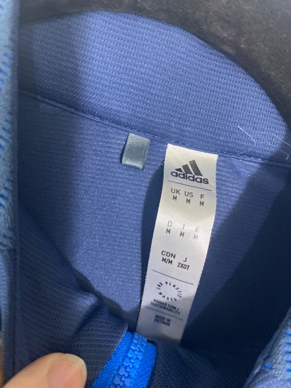 Adidas HEAT.RDY Quarter Zip Pullover Men's Medium Blue Long Sleeve Athletic gallery