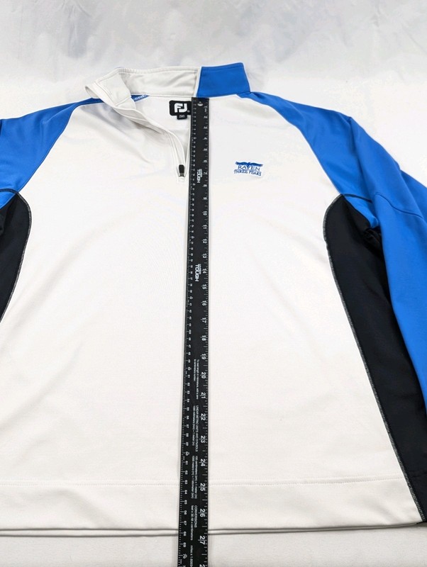 FootJoy Golf Quarter Zip Performance Pullover Med Long Sleeve Raven Three Peaks gallery