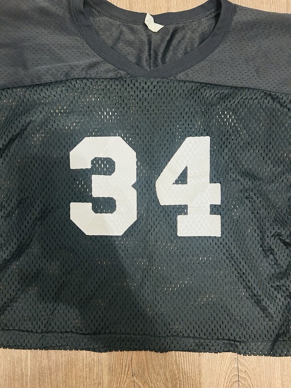 Vintage BIKE Jersey Mens SM Black #34 Mesh Football Practice Scrimmage USA gallery