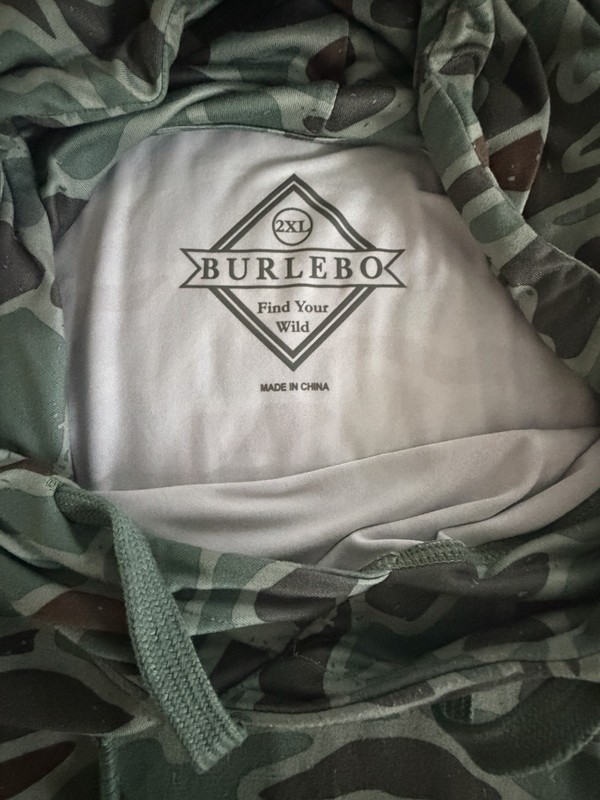 Men’s Burlebo Performance Hoodie - Retro Duck Camo - XXL gallery