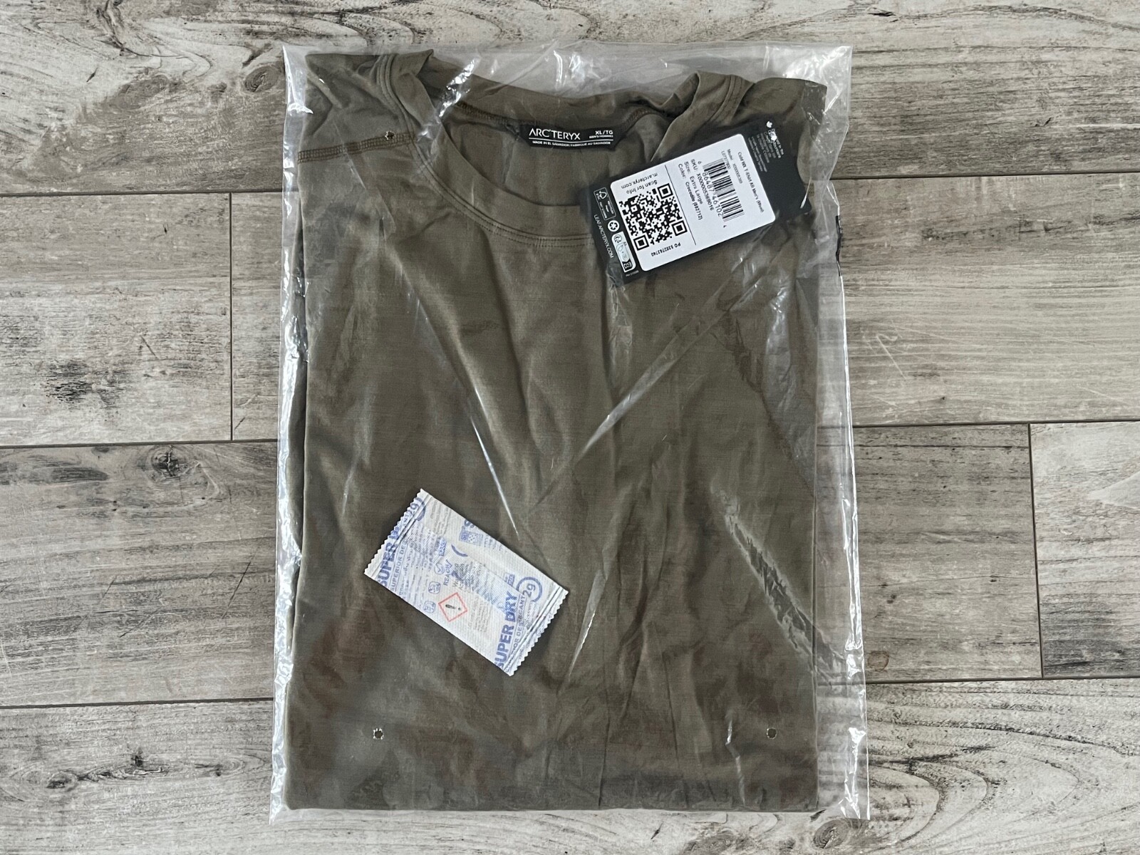 NWT Mens Arc’teryx Leaf Crocodile Cold WX Short Sleeve Wool Shirt AR sz XL gallery