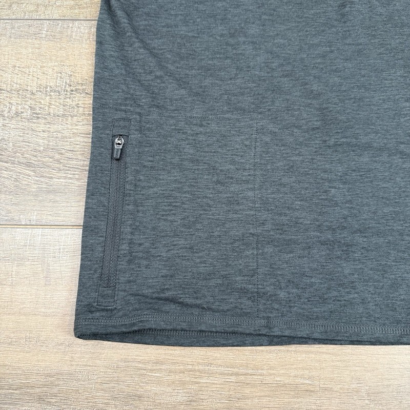Vuori Mens Long Sleeve 1/4 Zip Top Size (2XL) Dark Green W/ Slash Pocket B4 gallery