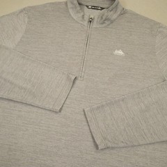TravisMathew 1/4 Zip Pullover Mens 2XL Gray Starr Pass Golf Stretch Long Sleeve
