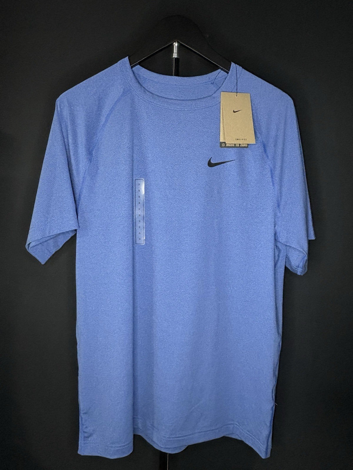 NEW With Tags NWT Nike Dri-FIT Moisture Wicking Training T-Shirt Blue Men's S gallery
