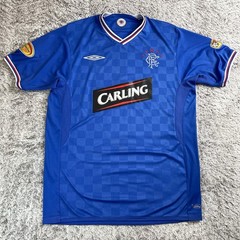 Glasgow Rangers Umbro Shirt Mens M 2009/10 Home Jersey Soccer Football Club