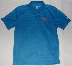 UCLA BRUINS BASKETBALL ADIDAS CLIMALITE GOLF COACHES POLO SHIRT MENS S 34-36 NEW