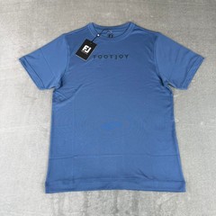 Footjoy FJ Workout Tee T-Shirt Mens Small Ink Blue Stretch Training Golf $65 NWT