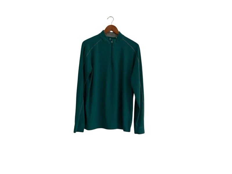 Tasc Performance Quarter-Zip Pullover Sz M Teal Athleisure Gorpcore Golf Running gallery