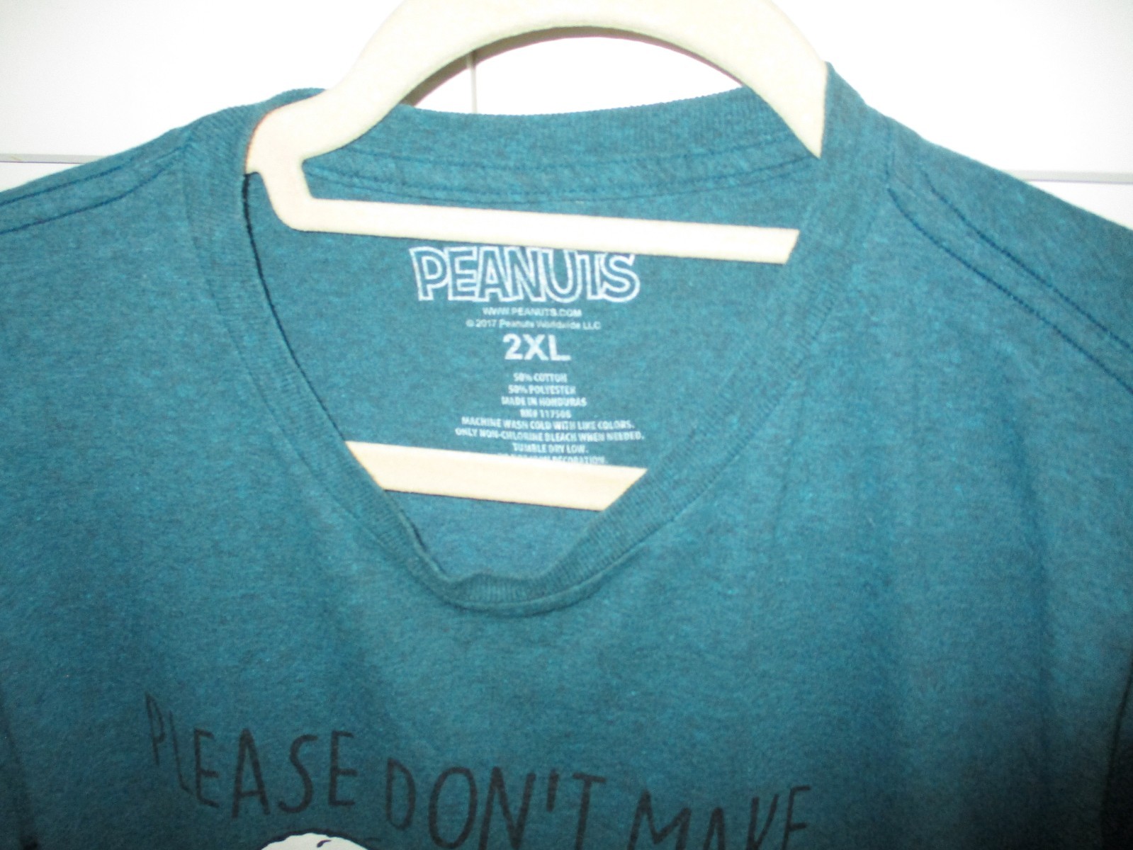 2xl top shirt teal snoopy peanuts gallery