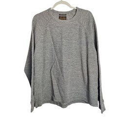 Lucky Brand Mens Lived In Thermal Shirt Pull Over Long Sleeve Grey Casual XL