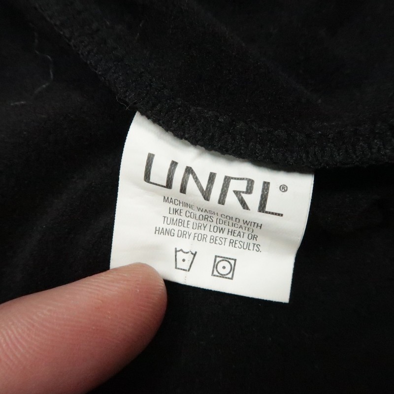 UNRL Pullover Mens Large Black Quarter Zip Performance Elite Line Stretch Envy gallery