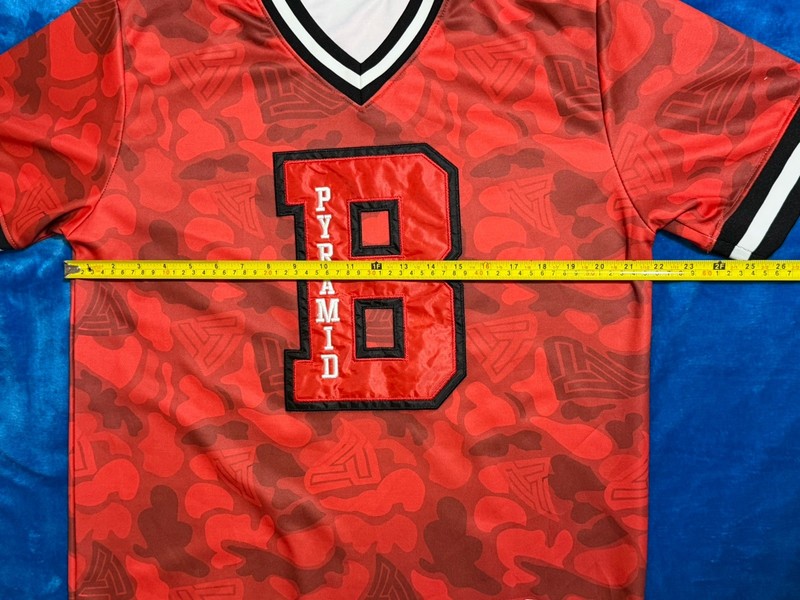 Black Pyramid Red Camo 2017-2018 Jersey Size Large gallery
