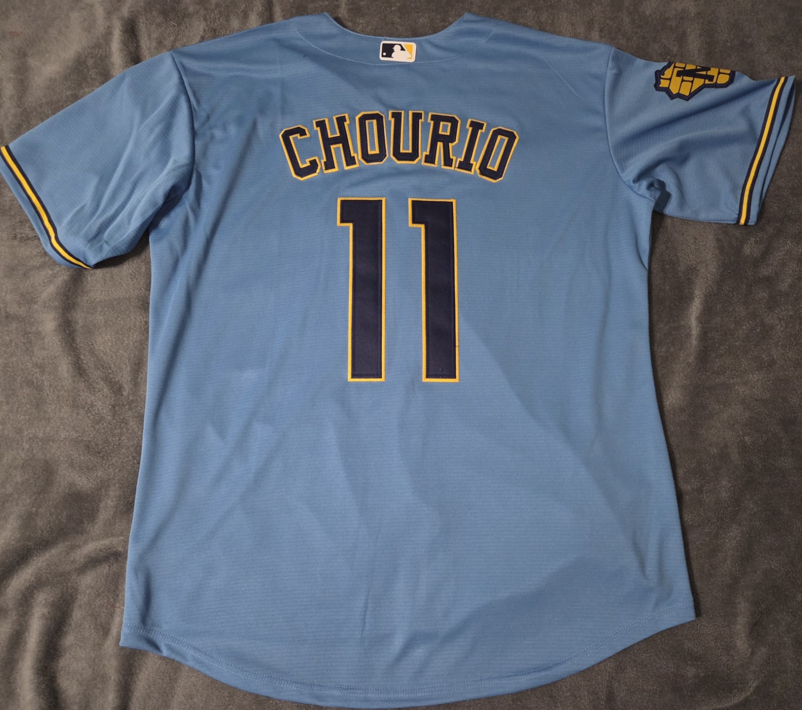 Fast Free Shipping! XXXL 3X Jackson Chourio Milwaukee Brewers Stitched Jersey 11 gallery